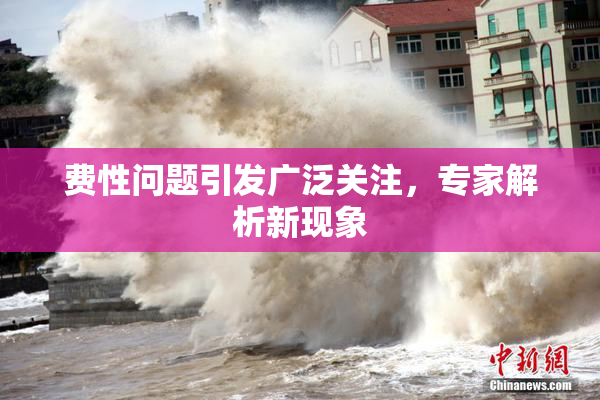 费性问题引发广泛关注，专家解析新现象