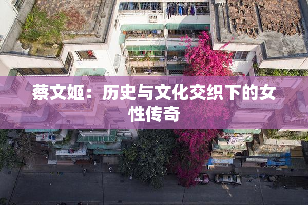 蔡文姬：历史与文化交织下的女性传奇