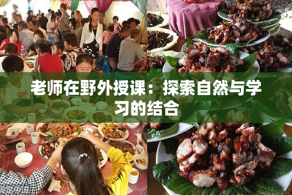 老师在野外授课：探索自然与学习的结合