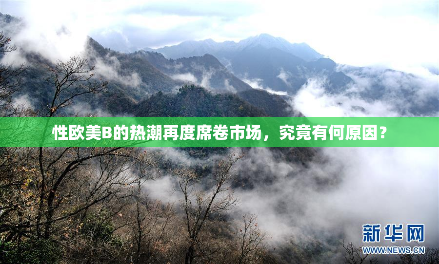 性欧美B的热潮再度席卷市场，究竟有何原因？