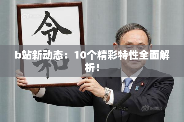 b站新动态：10个精彩特性全面解析！