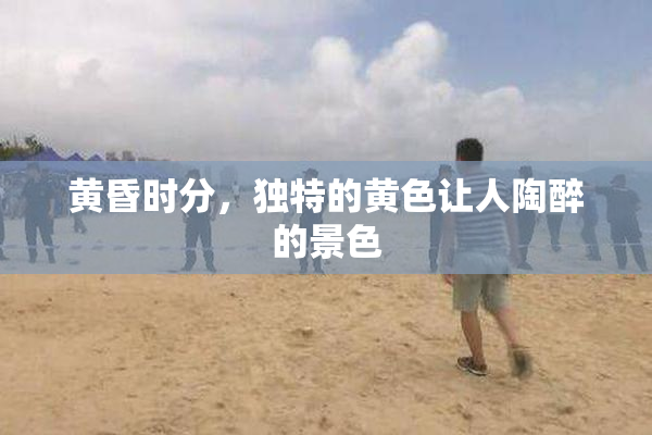 黄昏时分，独特的黄色让人陶醉的景色