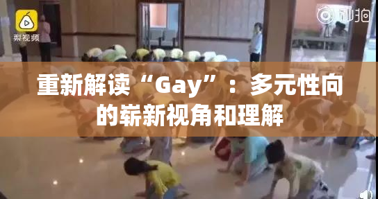 重新解读“Gay”：多元性向的崭新视角和理解