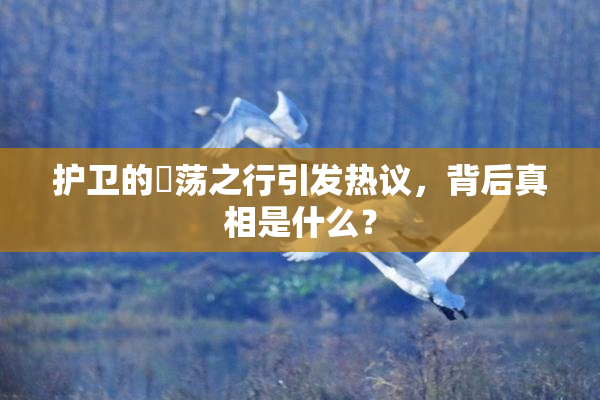 护卫的婬荡之行引发热议，背后真相是什么？