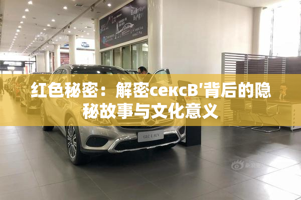 红色秘密：解密сексB′背后的隐秘故事与文化意义