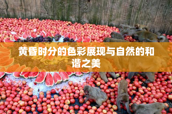 黄昏时分的色彩展现与自然的和谐之美
