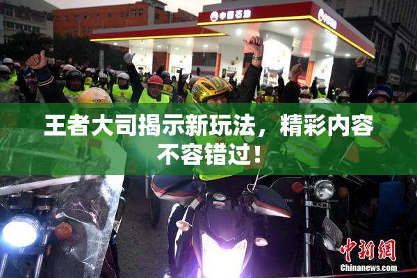 王者大司揭示新玩法，精彩内容不容错过！