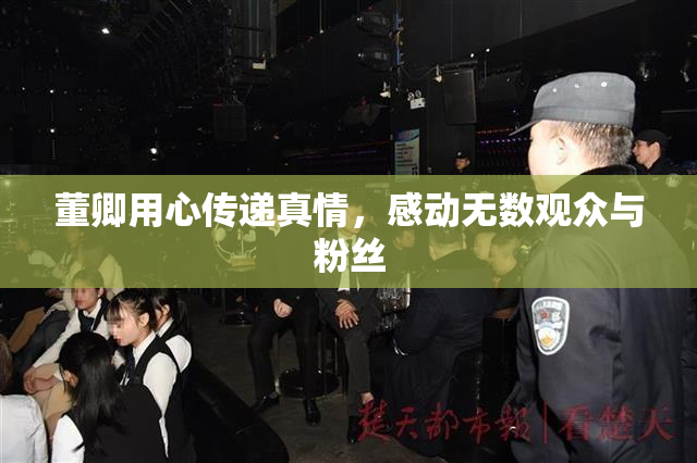 董卿用心传递真情，感动无数观众与粉丝