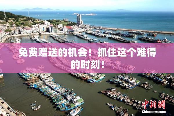 免费赠送的机会！抓住这个难得的时刻！