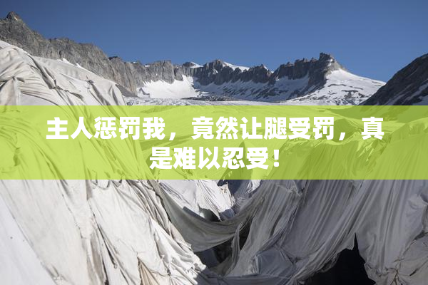 主人惩罚我，竟然让腿受罚，真是难以忍受！