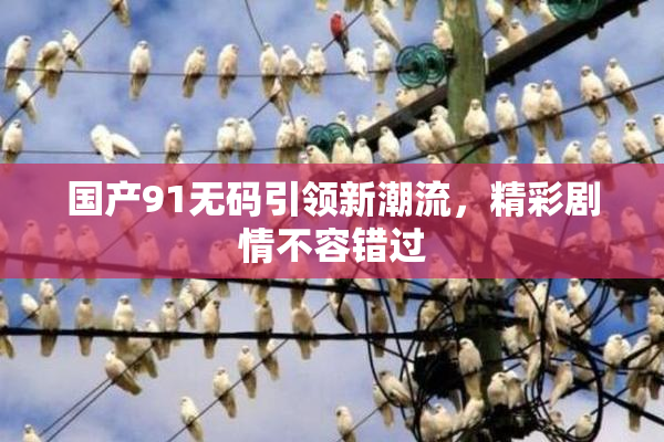 国产91无码引领新潮流，精彩剧情不容错过