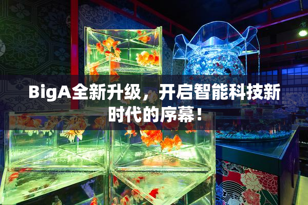 BigA全新升级，开启智能科技新时代的序幕！