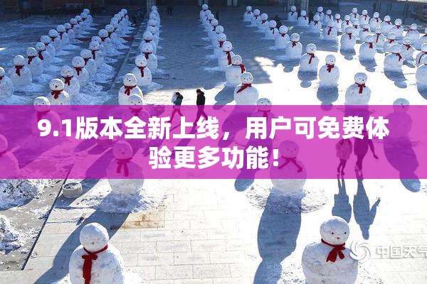 9.1版本全新上线，用户可免费体验更多功能！