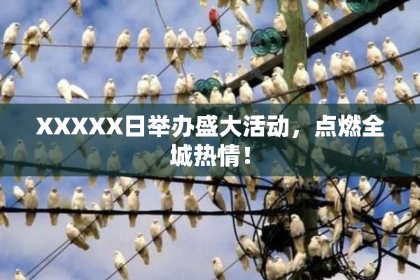XXXXX日举办盛大活动，点燃全城热情！