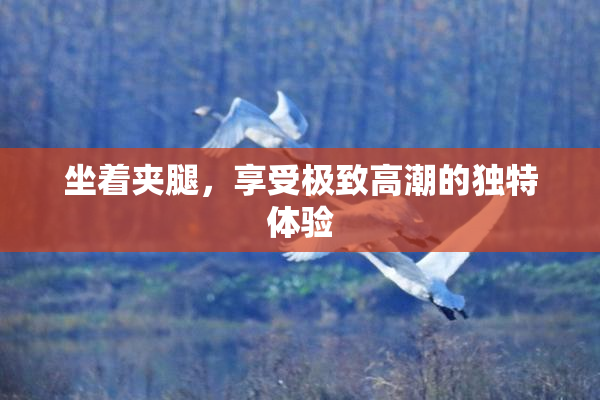 坐着夹腿，享受极致高潮的独特体验