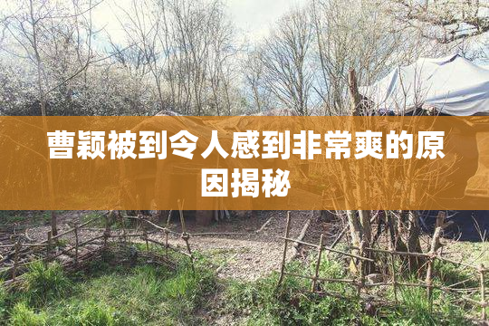 曹颖被到令人感到非常爽的原因揭秘