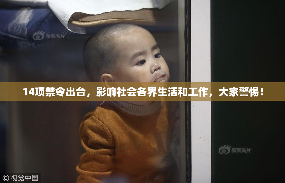 14项禁令出台，影响社会各界生活和工作，大家警惕！
