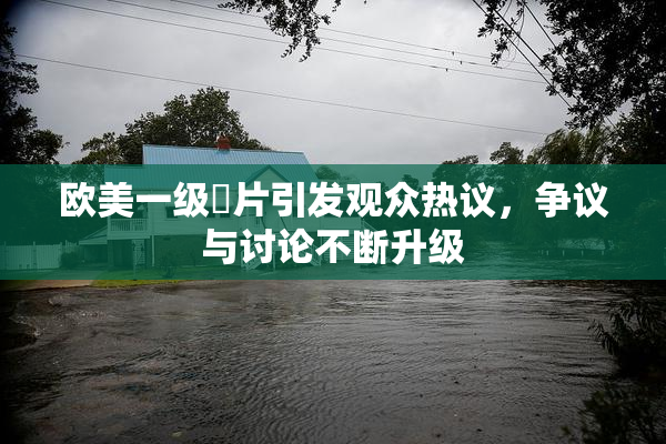 欧美一级婬片引发观众热议，争议与讨论不断升级
