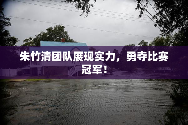 朱竹清团队展现实力，勇夺比赛冠军！