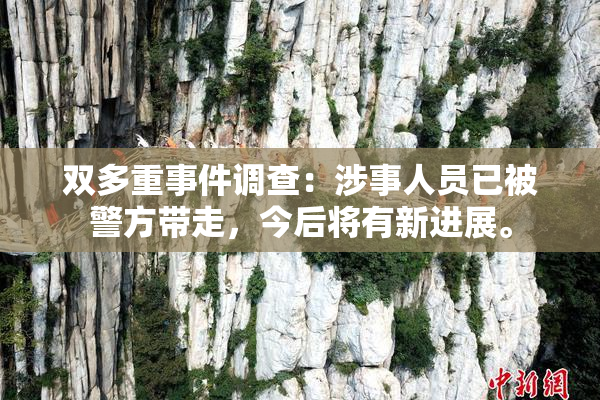 双多重事件调查：涉事人员已被警方带走，今后将有新进展。
