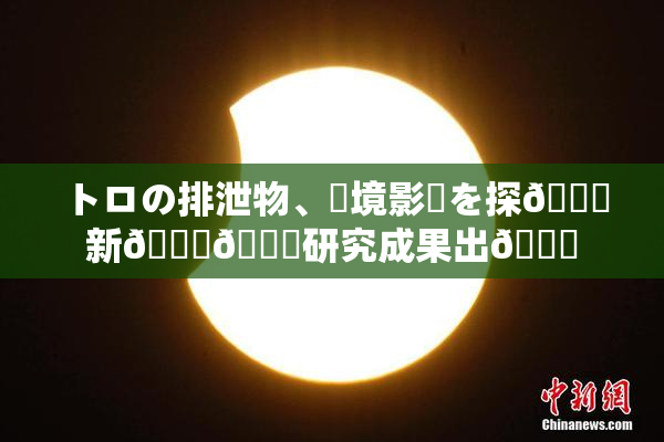 トロの排泄物、環境影響を探🌃新👅🍑研究成果出👅