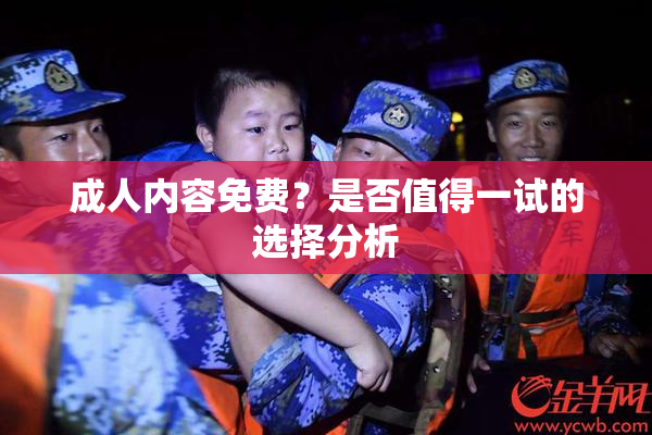 成人内容免费？是否值得一试的选择分析