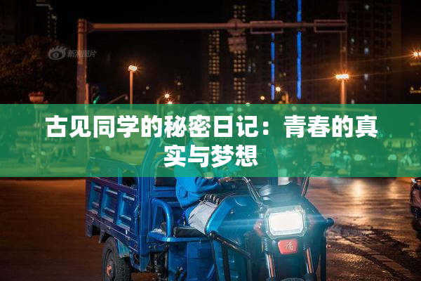 古见同学的秘密日记：青春的真实与梦想
