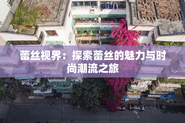 蕾丝视界：探索蕾丝的魅力与时尚潮流之旅