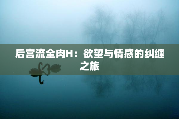 后宫流全肉H：欲望与情感的纠缠之旅