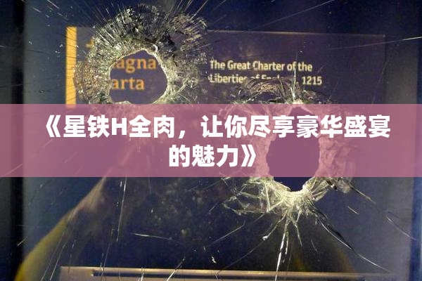 《星铁H全肉，让你尽享豪华盛宴的魅力》