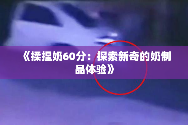 《揉捏奶60分：探索新奇的奶制品体验》