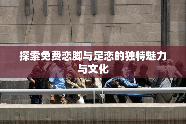 探索免费恋脚与足恋的独特魅力与文化