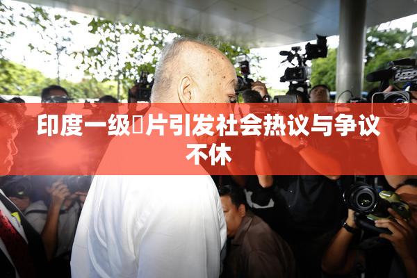 印度一级婬片引发社会热议与争议不休