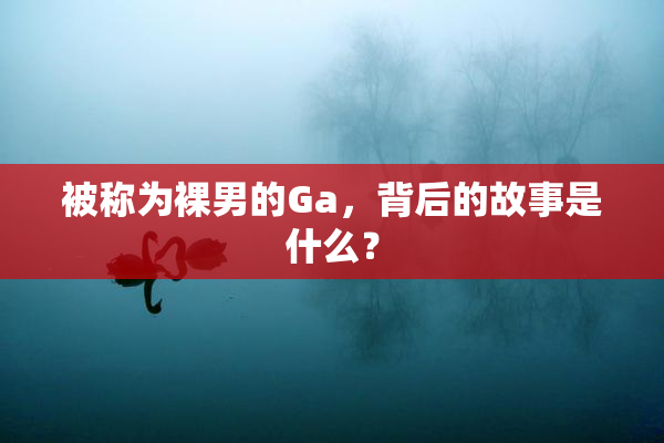 被称为裸男的Ga，背后的故事是什么？