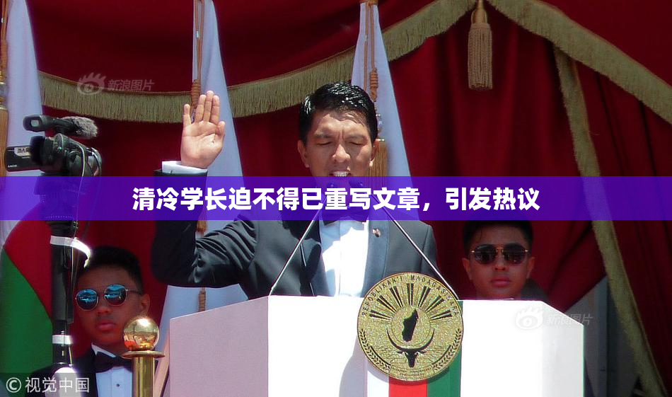 清冷学长迫不得已重写文章，引发热议