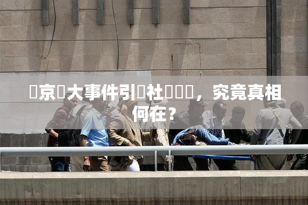 東京熱大事件引發社會熱議，究竟真相何在？