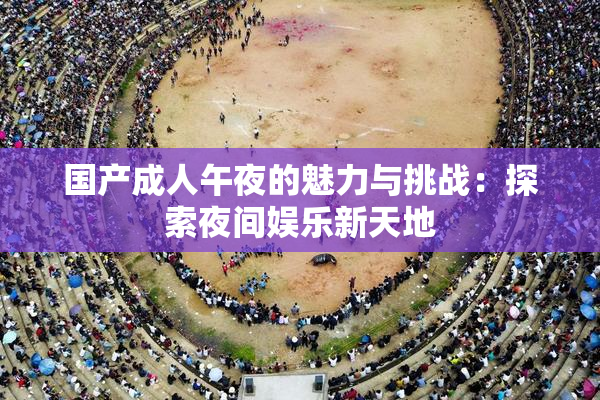国产成人午夜的魅力与挑战：探索夜间娱乐新天地