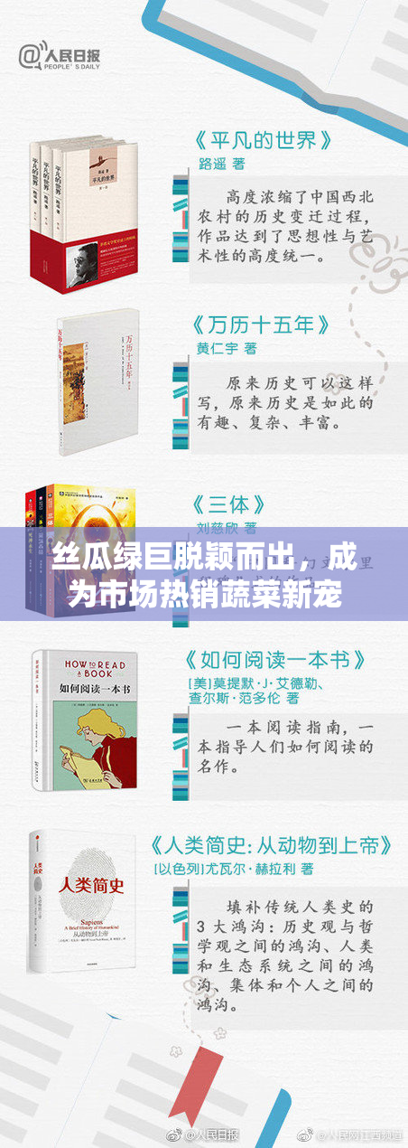 丝瓜绿巨脱颖而出，成为市场热销蔬菜新宠