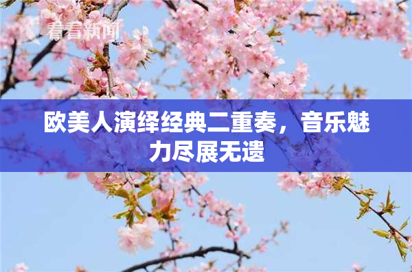 欧美人演绎经典二重奏，音乐魅力尽展无遗