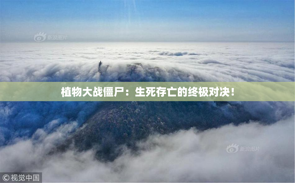 植物大战僵尸：生死存亡的终极对决！