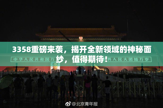 3358重磅来袭，揭开全新领域的神秘面纱，值得期待！