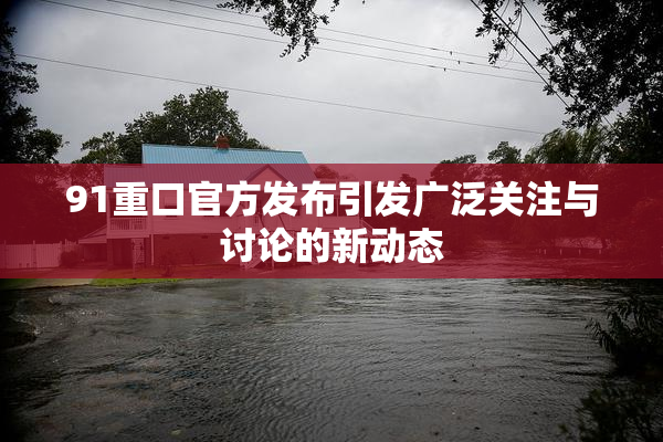 91重口官方发布引发广泛关注与讨论的新动态