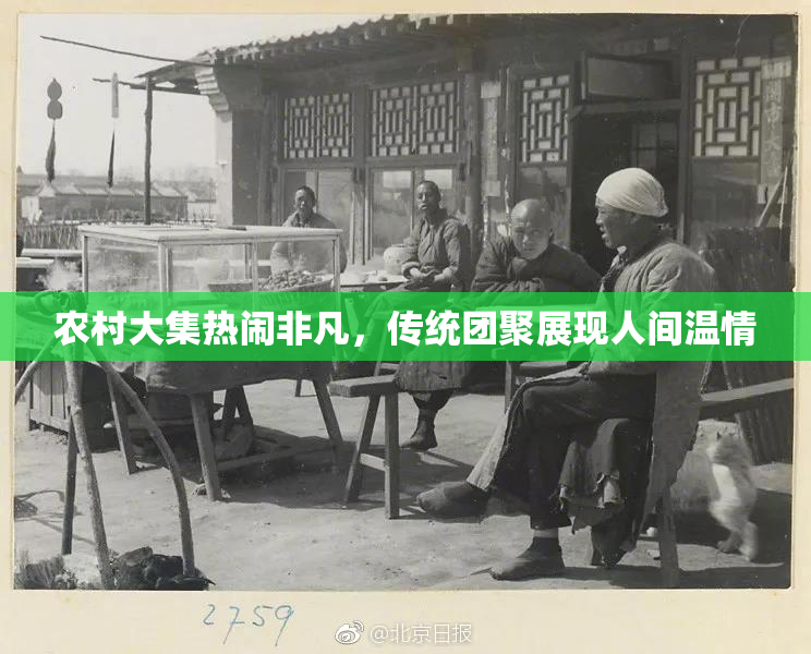 农村大集热闹非凡，传统团聚展现人间温情