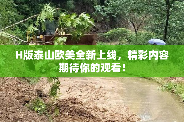 H版泰山欧美全新上线，精彩内容期待你的观看！