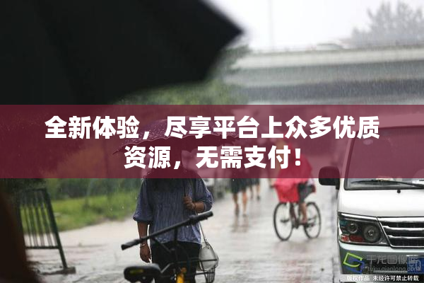 全新体验，尽享平台上众多优质资源，无需支付！
