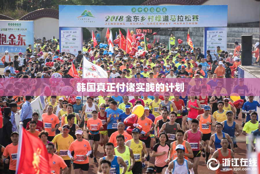 韩国真正付诸实践的计划