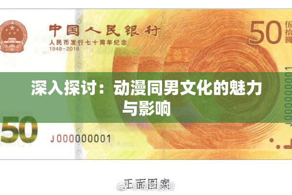 深入探讨：动漫同男文化的魅力与影响