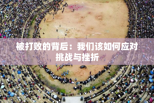 被打败的背后：我们该如何应对挑战与挫折