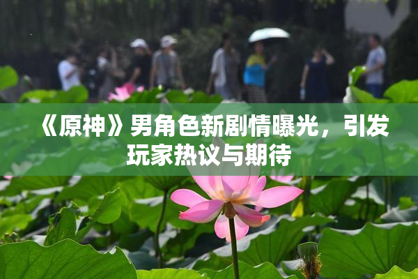 《原神》男角色新剧情曝光，引发玩家热议与期待