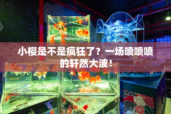 小樱是不是疯狂了？一场喷喷喷的轩然大波！